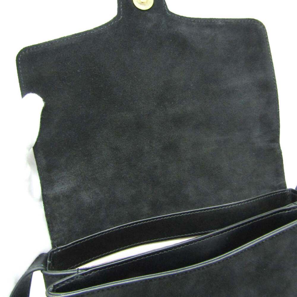 GUCCI Authentic Black Leather Shoulder Bag - Picture 11 of 14